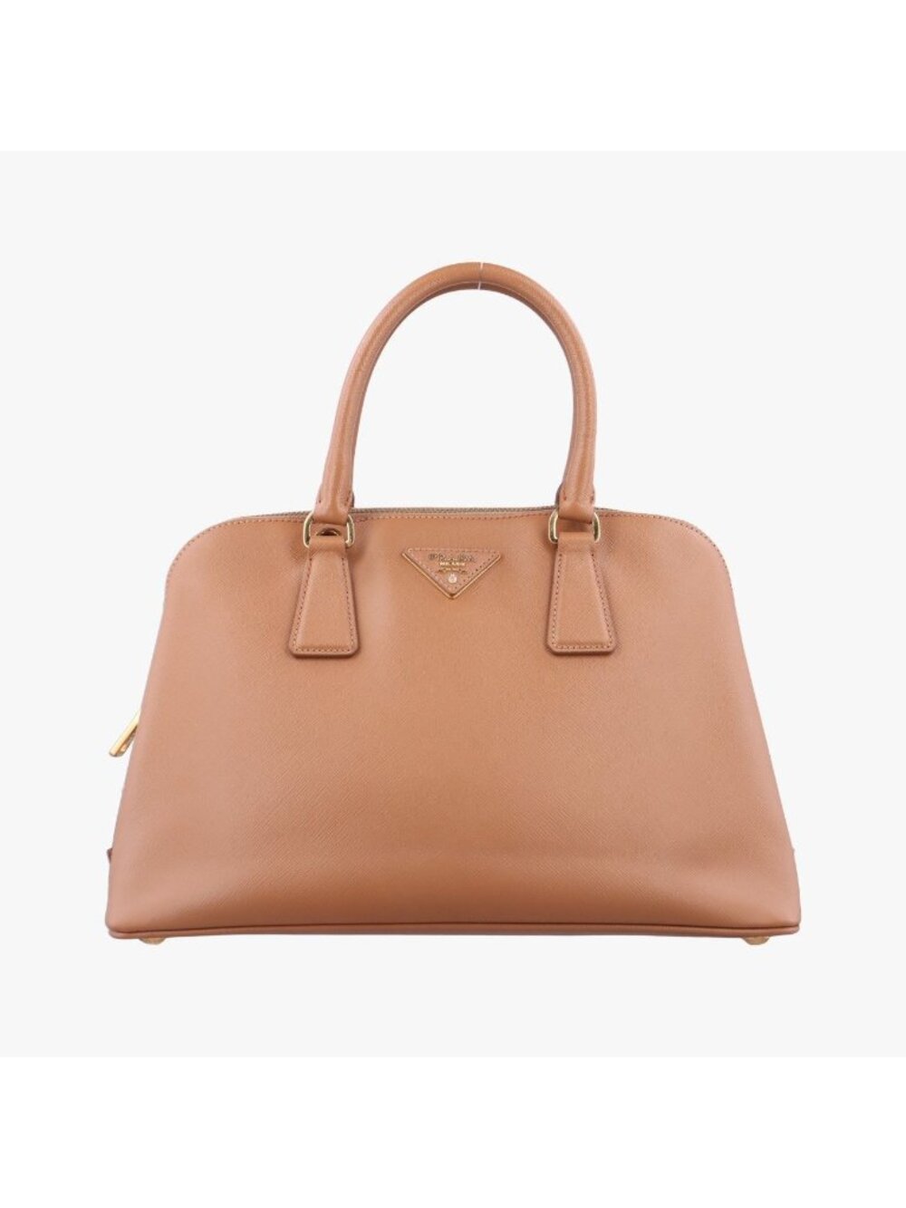 Prada Promenade Brown Saffiano Patent 239